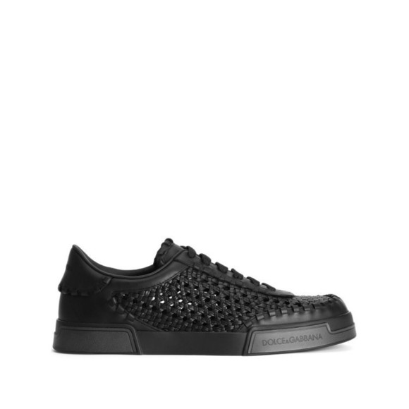 Dolce & Gabbana Interwoven Design Sneakers With Lace-Up Fastening - NWT - Picture 1 of 4